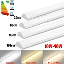 LED Batten Tube Light 1FT 2FT 3FT 4FT Ceiling Surface Mount Lamp Office Fixture