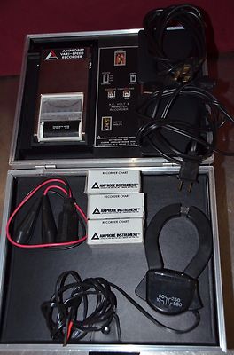 Core Industries Amprobe Vari-Speed AC Ammeter Recorder Model AVA83 