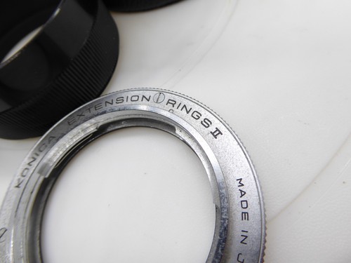 Genuine Konica Spacer Rings tubes 3-Piece EXTENSION RINGS II official - Picture 2 of 5
