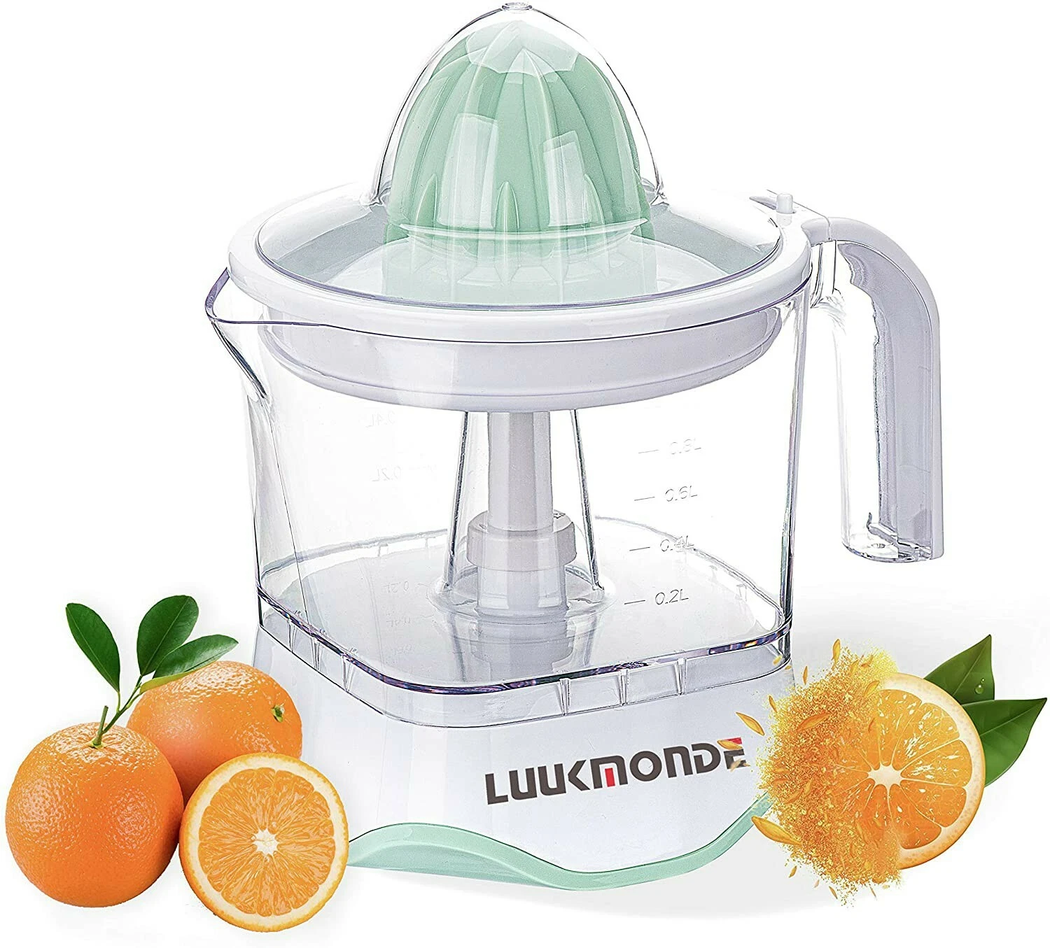 Electric Citrus Juicer with Pulp Control and dust Proof Cover - Orange Squeezer