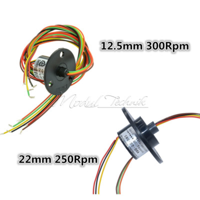 6 Wires Circuits Capsule Slip Ring 240V 250Rpm 22mm 300Rpm 12.5mm For Monitor MT