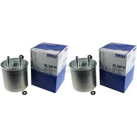 2X Mahle / Knecht Kraftstofffilter KL 639D Fuel Filter