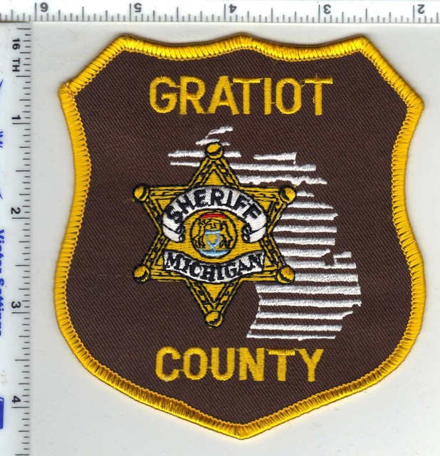 Gratiot County Sheriff (Michigan) Shoulder Patch from the 1980's eBay