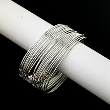 Indische Armreifen Set Ø6,5cm Schmuck Armband Bollywood Churiyan Bangles 