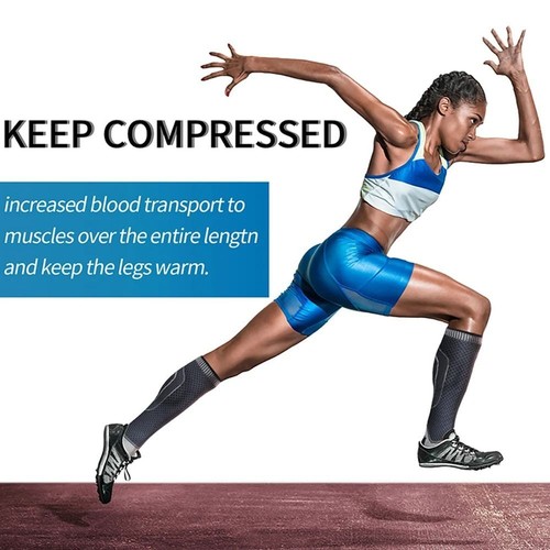 1Pc Compression Calf Sleeve Support For Running Basketball Protection - Picture 8 of 24