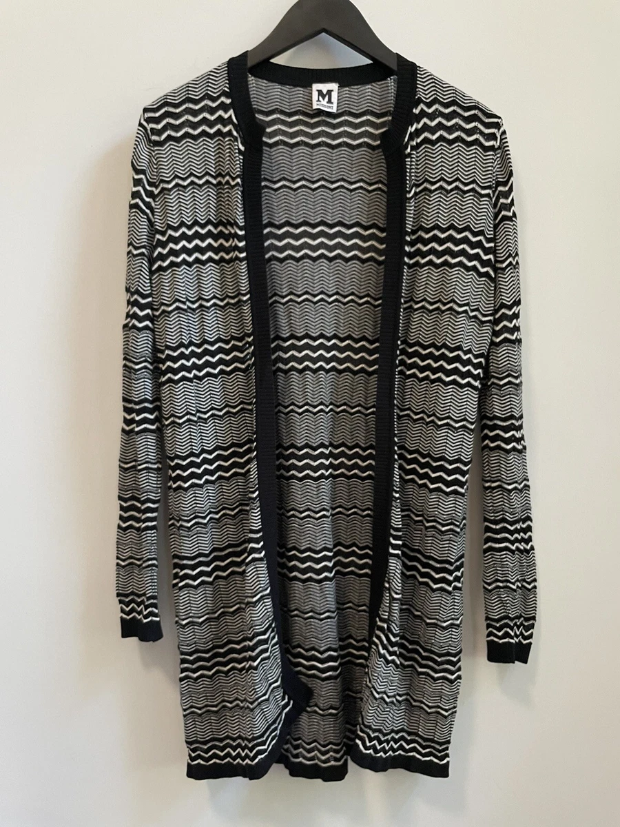 Missoni logo-print zip-up cardigan - Black