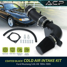 For 1994-1995 Mustang V8 5.0l Engine Cold Air Intake Induction 3.5 Filter Black For 1994-1995 Mustang V8 5.0l Engine Cold Air Intake Induction 3.5 Filter Black