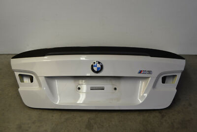 BMW E92 M3 Coupe Trunk W Performance Carbon Fiber Lip 3 Series Oem 2008-2013