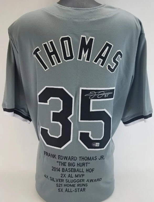 Frank Thomas Autographed Chicago White Sox Custom Black Baseball Jersey -  BAS COA at 's Sports Collectibles Store