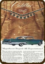 1957 CADILLAC FLEETWOOD 60 Special Car Vintag-Look DECORATIVE REPLICA METAL SIGN