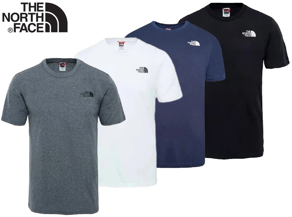 Camiseta The North Face para hombre con logotipo manga corta informal algodón diario doble top