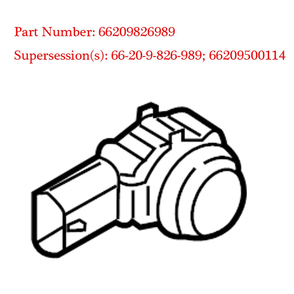 For BMW Ultrasonic Parking Sensor Dark Shadow OEM 66209826989 