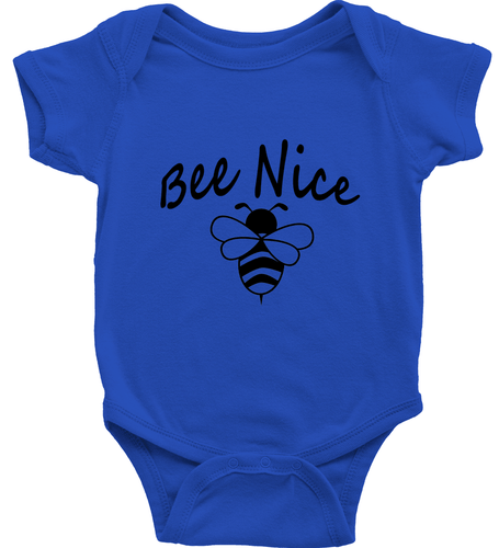 Bee Nice Toddler Kids Boy Tee T-Shirt Infant Baby Bodysuit Clothes Kindness Bee - Picture 12 of 36