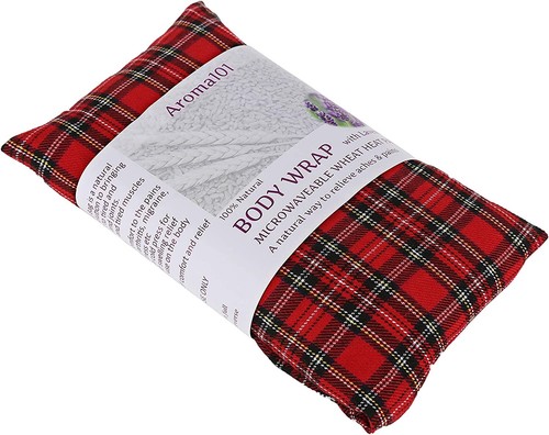 Tartan Wheat Heat Packs Body Wrap Lavender/Unscented Microwave Relief Pack 1 2 3 - Picture 4 of 20