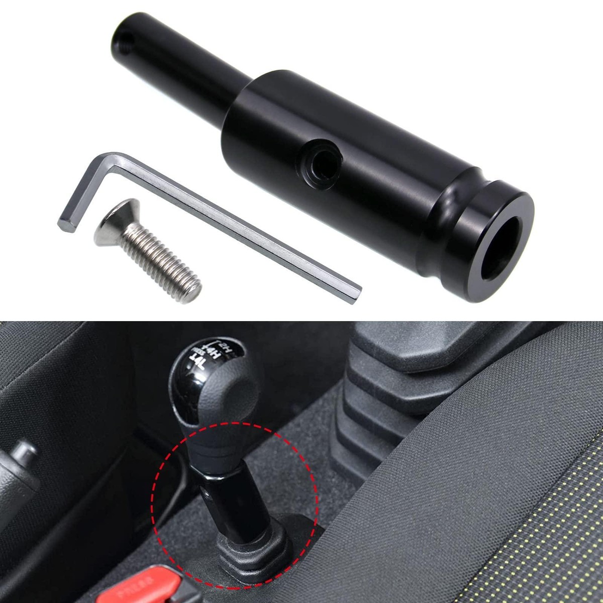 SUZUKI Jimny Transfer Knob Extension For JB64W/JB74W Stainless