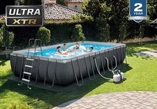 12' x 24' x 52" Rectangular Ultra XTR Above Ground Swimming Pool Package 