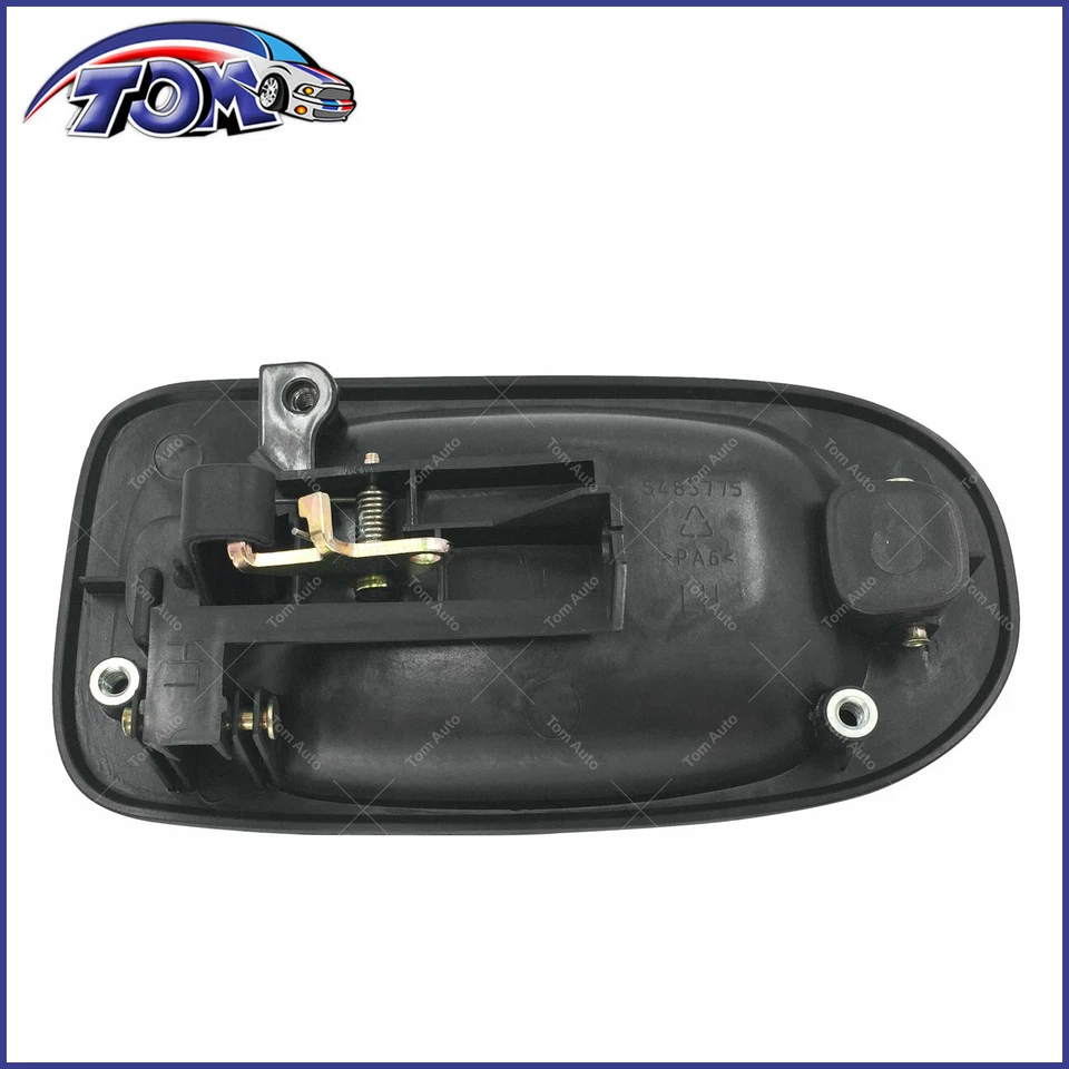 Manija de puerta exterior texturizada negra trasera izquierda para 05-07 Terraza Foto 3 de 4