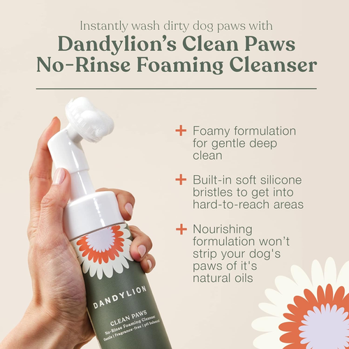 Clean Paws | No-Rinse Dog Paw Cleaner & Puppy Paw Washer | Gentle, Fragrance-Fre - Picture 4 of 12