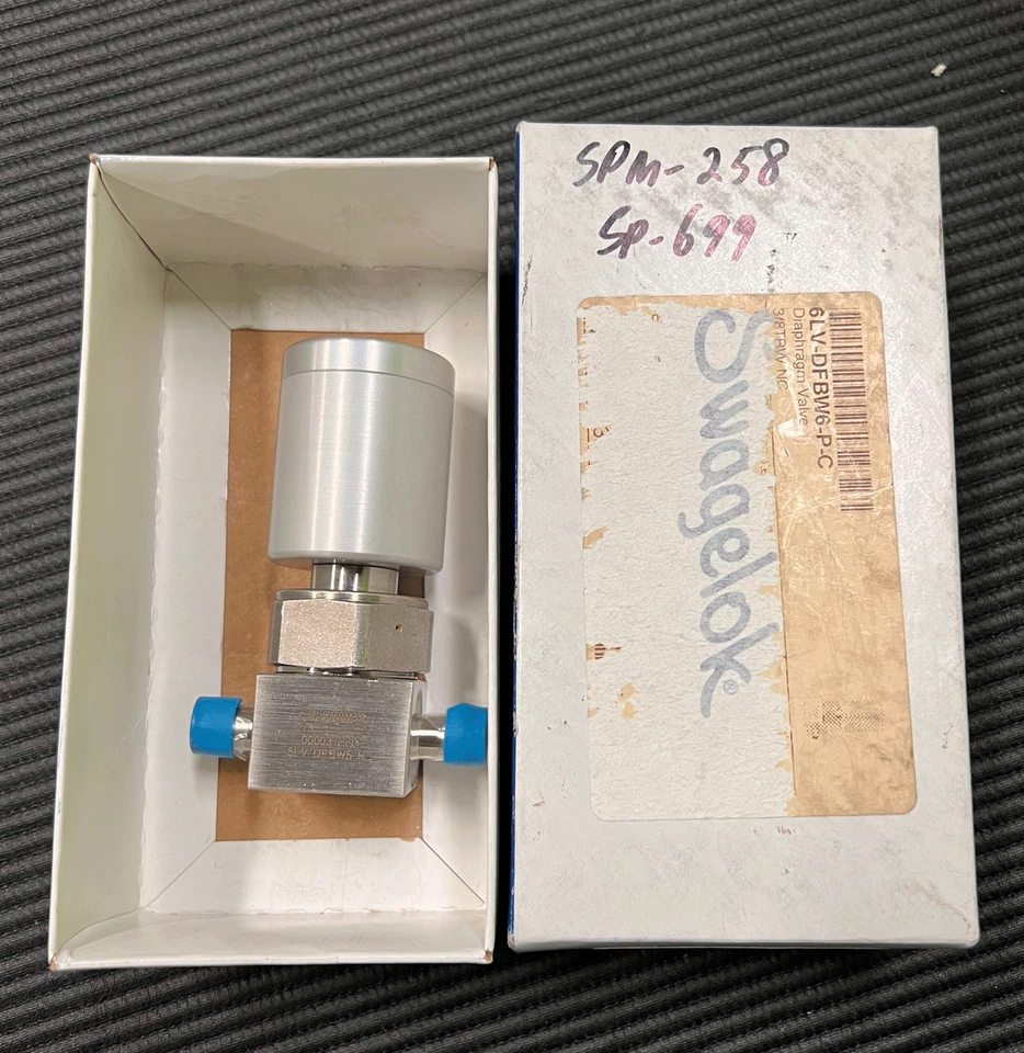 Swagelok 6LV-DFBW6-P-C 316L VAR UHP HF SC-01 Diaphragm Sealed Valve Clean - Image 2 of 4