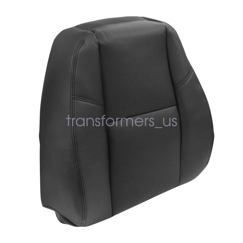 For 2007-2014 Cadillac Escalade Driver & Passenger Bottom & Top Seat Cover Black - Image 3 of 4