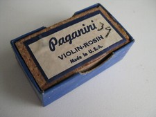 Vintage Paganini USA Violin Viola Cello Fiddle Brick Rosin for Project