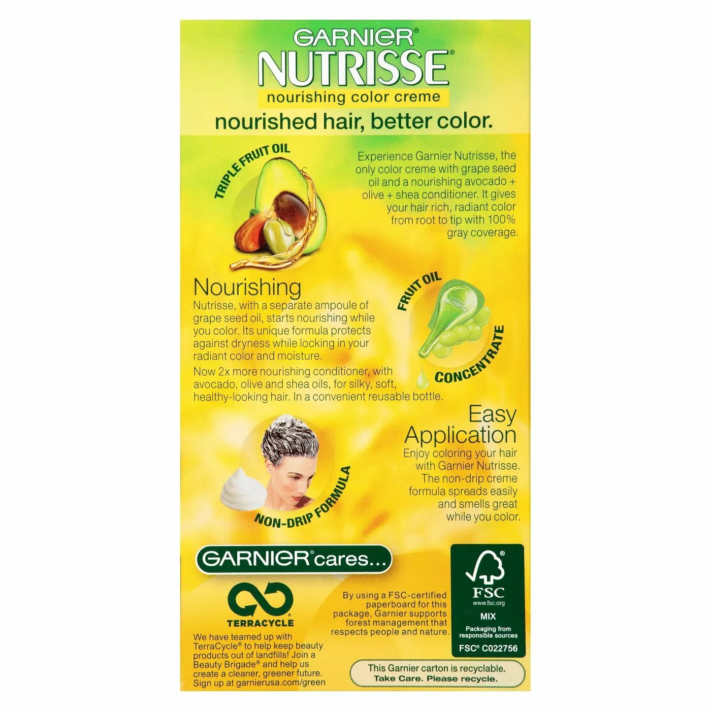 Garnier Nutrisse Nourishing Hair Color #100 Extra-Light Natural Blonde 1 Count