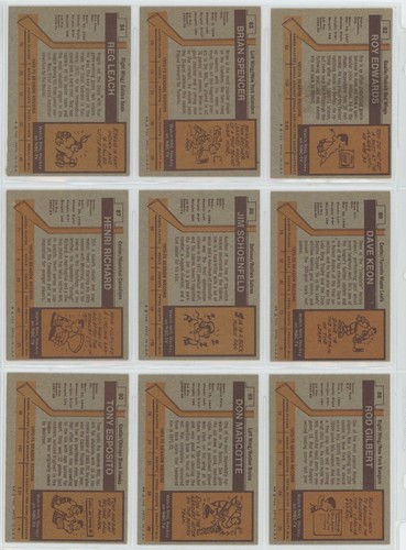 Tarjetas de hockey Topps 1973-74 73-74 bonitas "Tú eliges" - Imagen 121 de 254