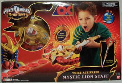 Power Rangers Mystic Force Voice Activated Mystic Lion Staff New Factory Sealed