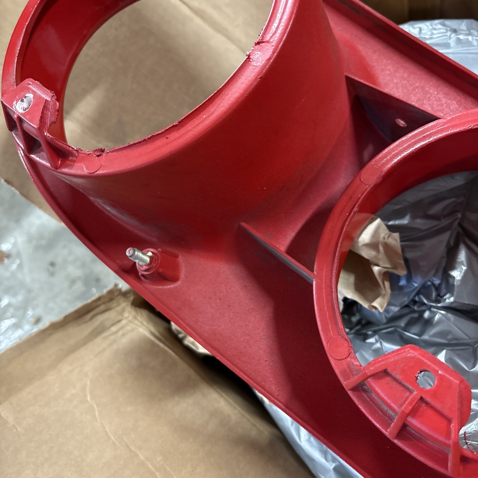 Ferrari 360 Modena - Original RED OEM Rear Tail Light Panel rosso corso red