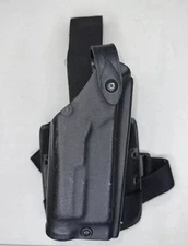 SAFARILAND 6280 SLS LVL2 Tactical Leg Holster GLOCK 19 23 w/ LIGHT, STX BLK RH