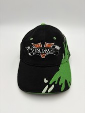 Vintage Trailers Embroidered Hat Black  Green Cap America OSFM