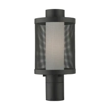 Livex Lighting 20684 Nottingham 1 Light 15" Tall Post Light - Black