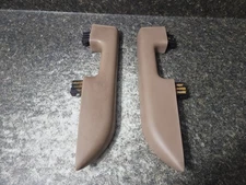 99 - 03 Ford F-150 Door Panel Arm Rest Armrest Handle Door Pull Pair Tan OEM