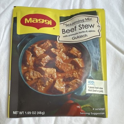 MAGGI BEEF STEW GULASCH Seasoning Mix German Meat Spice 48g Powder / Pkgs of 3