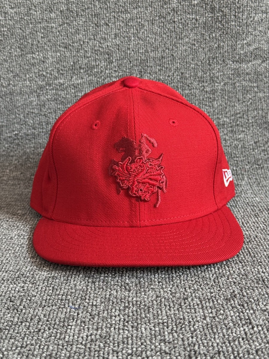 New Era Dragon 9FIFTY Snapback Hat Red Flat Brim Streetwear One Size
