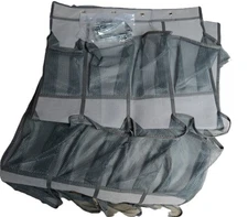 HOME GENIE Shoe Tree w/Over Door Hooks, 24 Slots, 6 Levels, 64"L X 19"W XLNT