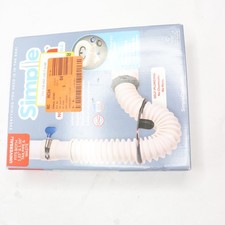 SIMPLE DRAIN 1.25 in. Rubber Threaded P-Trap Bathroom Single Sink Drain Kit