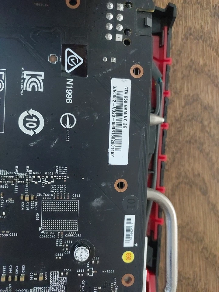 MSI GeForce GTX 950 Gaming 2G (V320) 2 GB GDDR5 PCI-E #93978 - Immagine 3 di 4