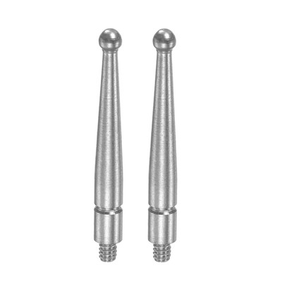2Pcs Contact Point for Dial Test Indicator HSS Ball Tip M1.6x0.35 Thread