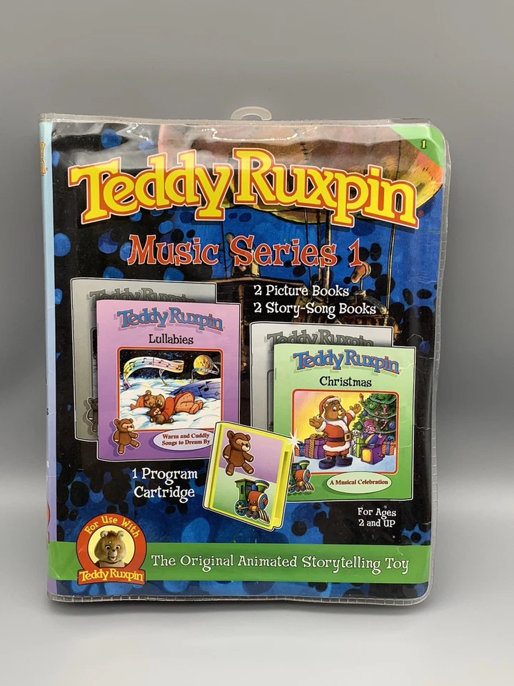 Teddy Ruxpin Tesoro Aventura Serie Música Libro de Cuentos Lote Cartuchos Leer Foto 2 de 4