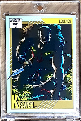 1991 MARVEL CARD 143 KRAVEN.