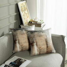 Throw Pillow Covers Modern Home Art Decor, 18 X 18 Inches Set of 2 Pillow Cas...