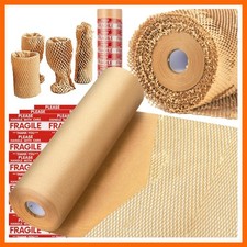 Honeycomb Packing Paper, 15"x230' Eco Friendly Packing Paper for Moving Recyc...