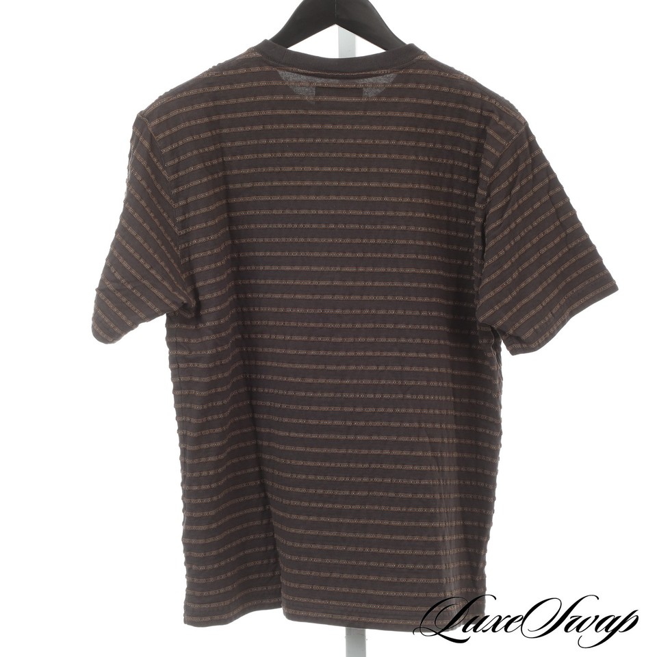 Dobby Window LNWOT Beams Plus Anthracite Dobby Dotted Texture Stripe Pocket Tee ...