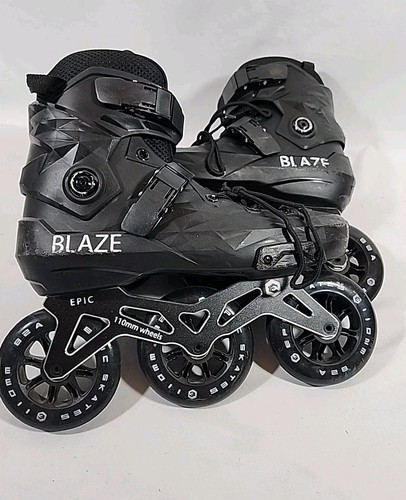 Epic Blaze 3 Wheel Inline Skates Size 9 FREE SHIP - Picture 2 of 9