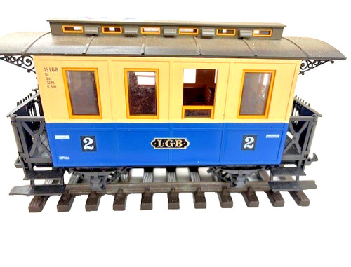 LGB 3012, escala G, (2ª) clase azul y crema, autobús de pasajeros, usado PRECIO MÁS BAJO | Zustand: Used