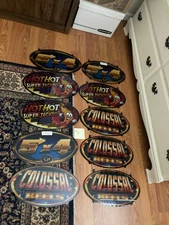 10  WMS SLOT MACHINE TOPPER INSERTS 5 X4  HOT HOT JACKPOTS COLOSSAL #4