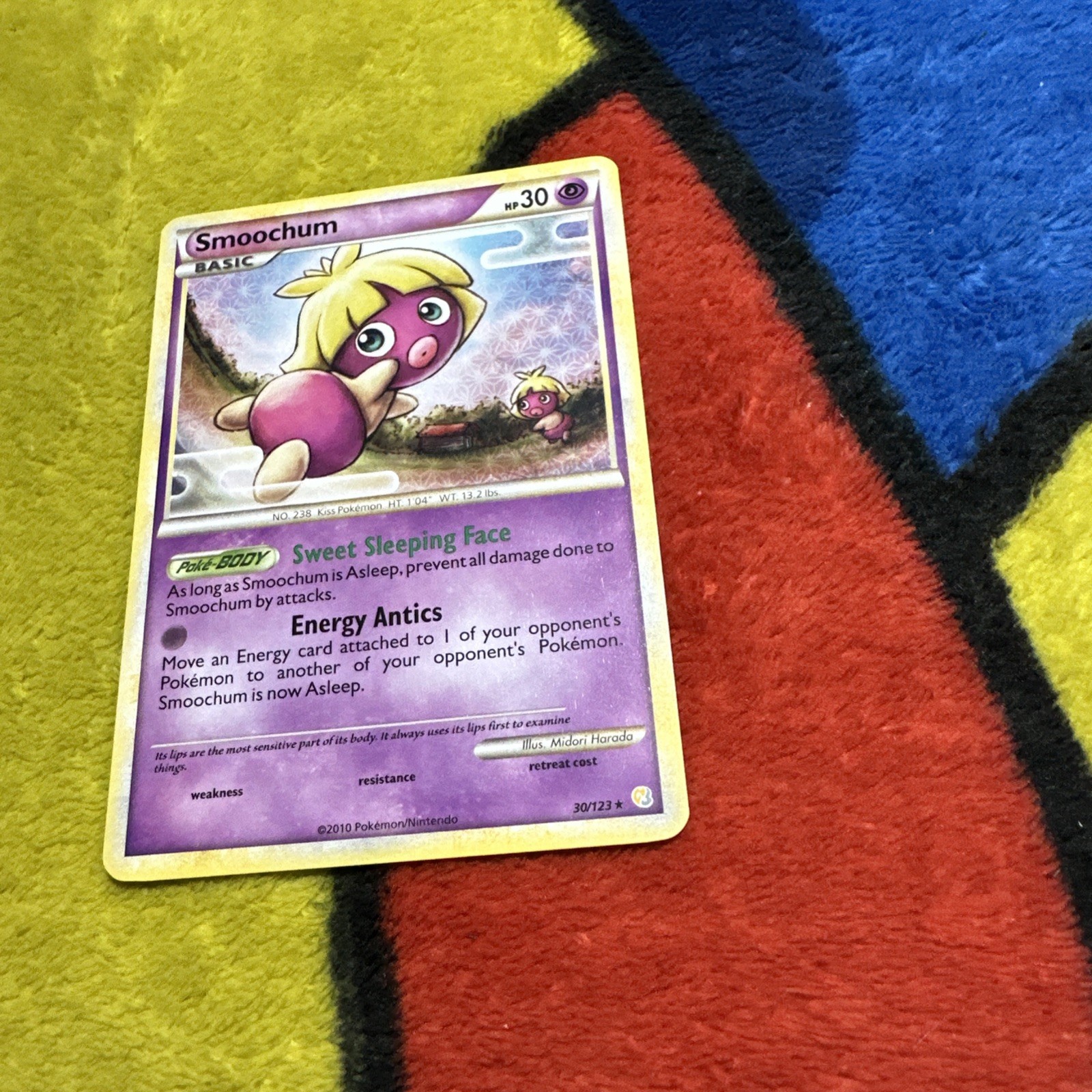 Pokemon Heartgold Soulsilver Smoochum 30/123 LP