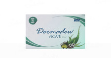 Dermadew Acne Soap 75gms 2.6oz for improving skin texture and tone Pack of 2 