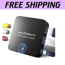 Compact VHS to Digital Converter - Easy Standalone Recording for All AV Devices